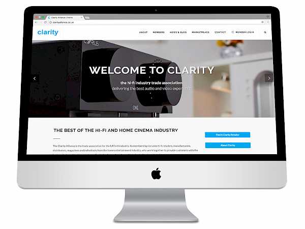 Clarity launches its new website to serve members and hi-fi buyers